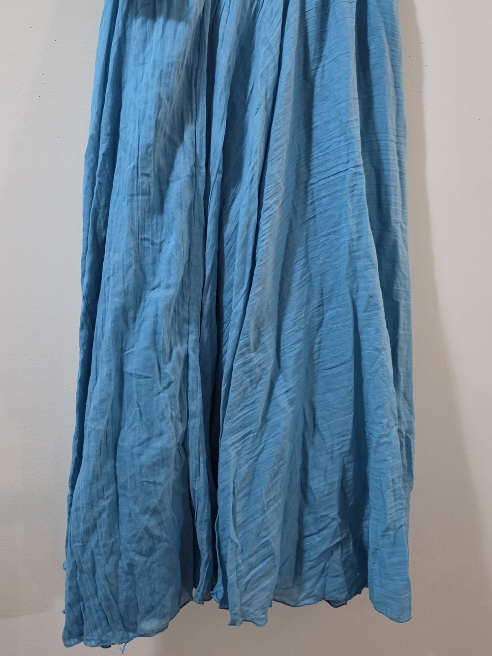 Women's Maxi Skirt in Sky Blue